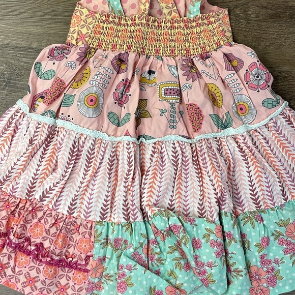 Matilda Jane Floral Step Right Up Ellie Dress Girls Happy And Free Size 6 - Picture 7 of 7